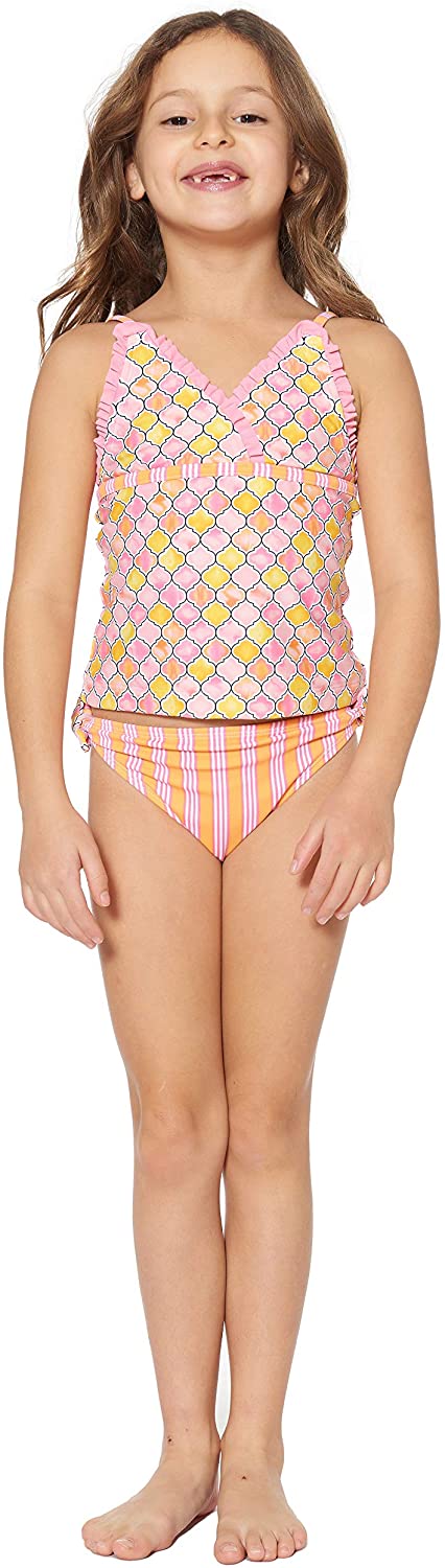 Tommy Bahama Girls' Two-Piece Bikini Swimsuit Bathing Suit