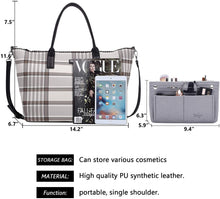 
                        
                          Cargar imagen en el visor de la galería, K.EYRE Women's Soft Faux Leather Tote Bag Purse Handbags Wallet Tote Shoulder Bag Purse Large Capacity
                        
                      