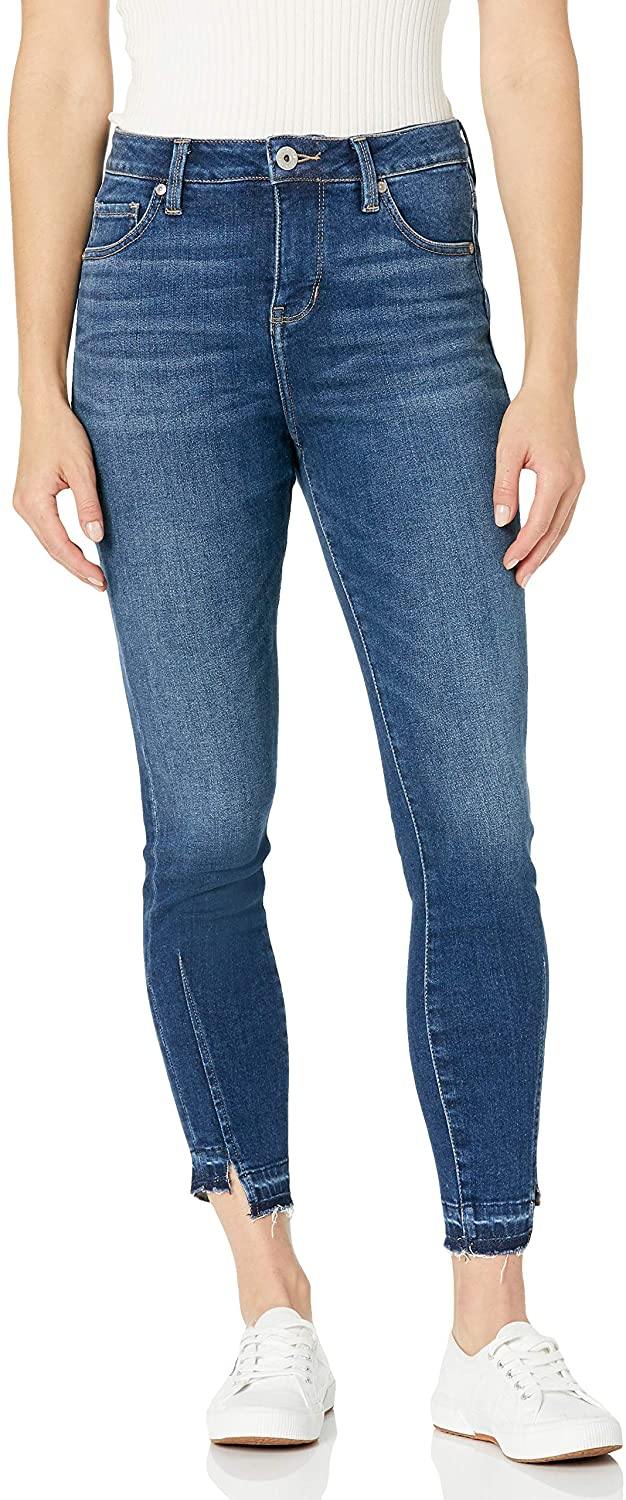 Jag Jeans Women's Viola High Rise Skinny with Hem Detail Jean