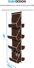 
                        
                          Cargar imagen en el visor de la galería, Zober Hanging Purse Organizer For Closet Clear Handbag Organizer
                        
                      