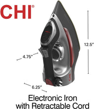 
                        
                          Muat gambar ke penampil Galeri, CHI Steam Iron for Clothes with Titanium Infused Ceramic Soleplate, 1700 Watts
                        
                      