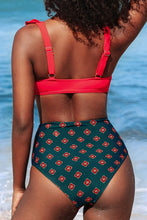 
                        
                          गैलरी व्यूवर में इमेज लोड करें, CUPSHE Women's High Waist Bikini Swimsuit Ruffle Floral Print Two Piece Bathing Suit
                        
                      
