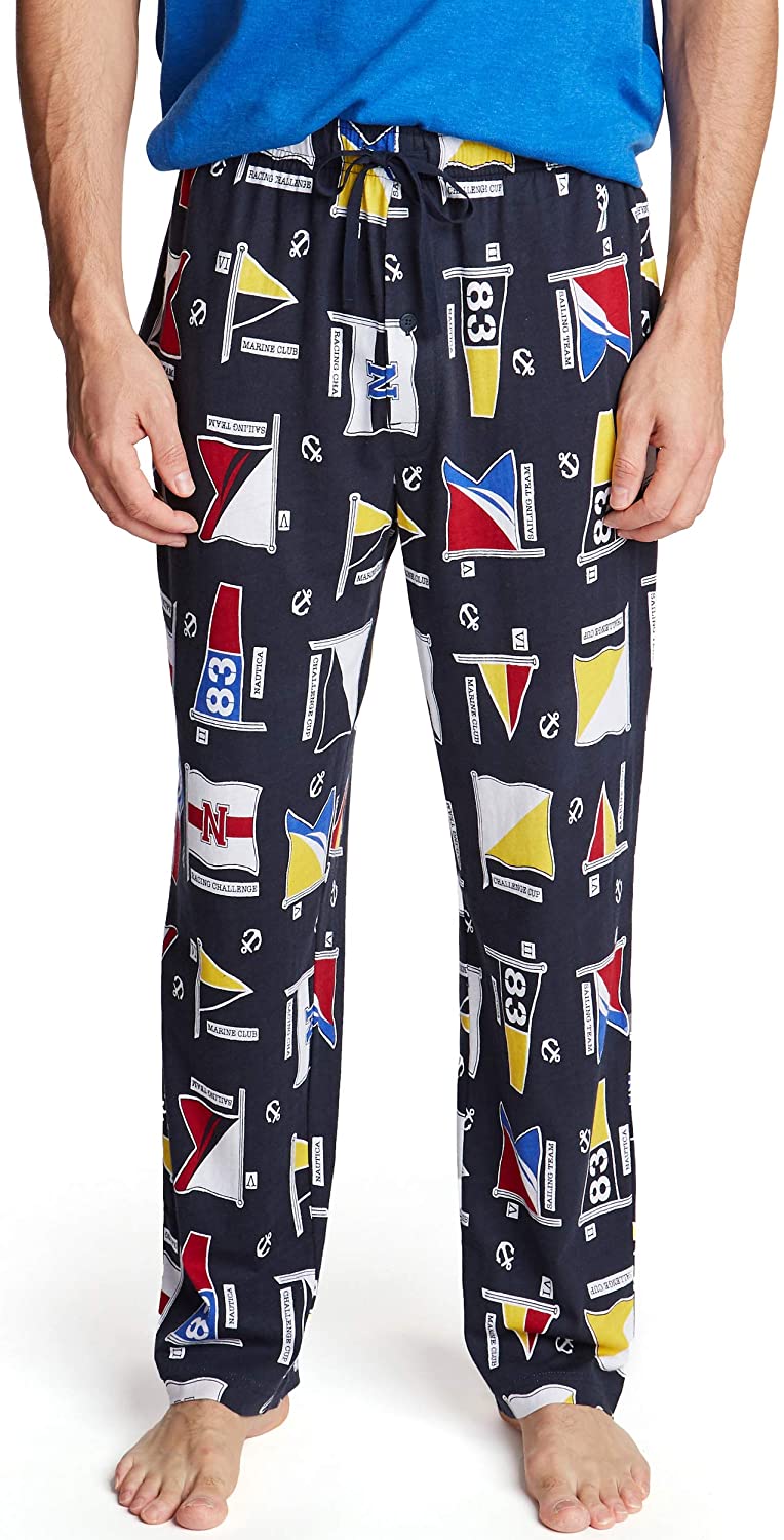 Nautica Men's Soft Woven 100% Cotton Elastic Waistband Sleep Pajama Pant - JOY2ESpree