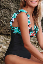
                        
                          Muat gambar ke penampil Galeri, CUPSHE Women's V Neck One Piece Swimsuit Ruffled Lace Up Monokini
                        
                      
