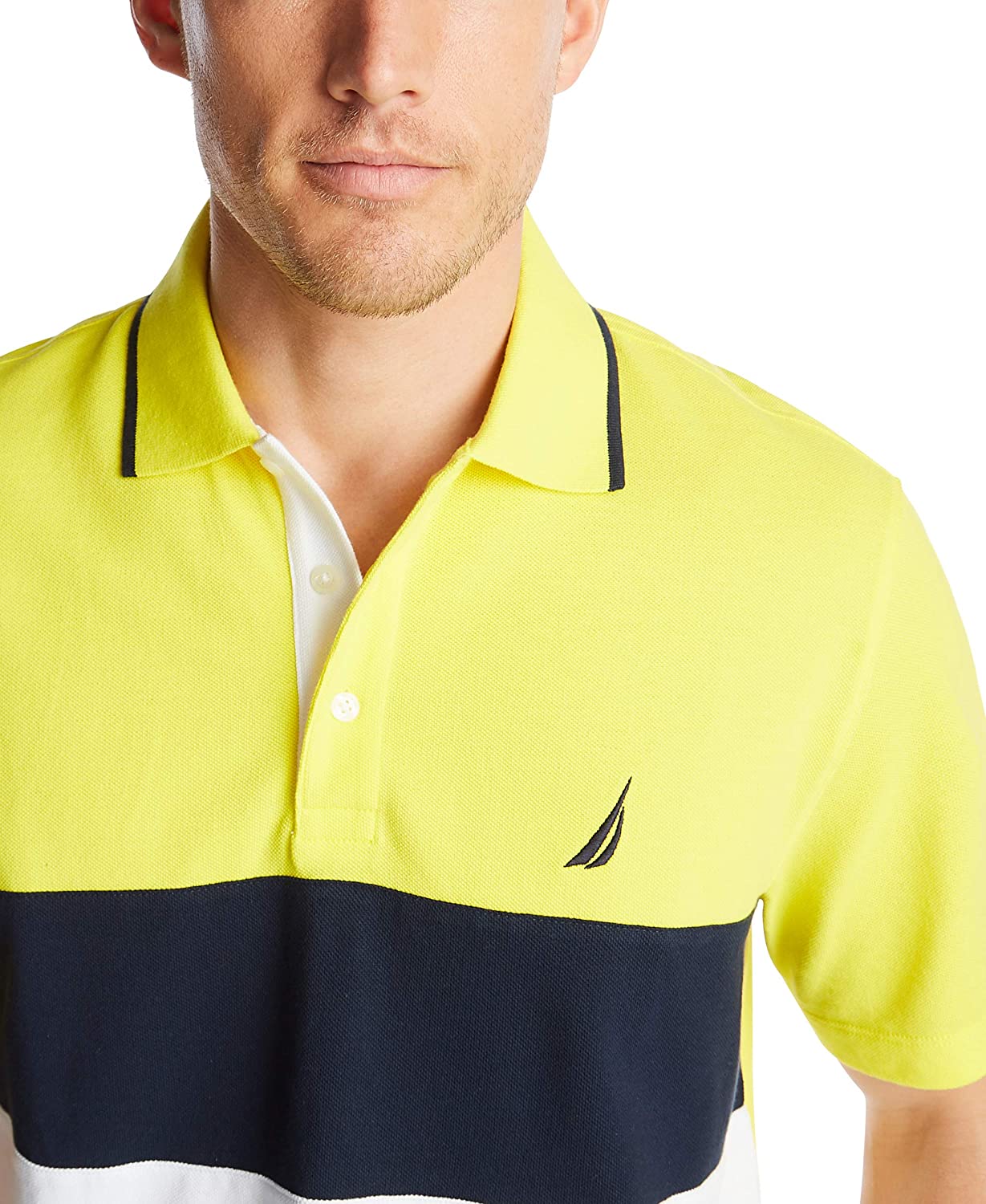 Nautica Men's Short Sleeve Cotton Polo T-Shirt - JOY2ESpree