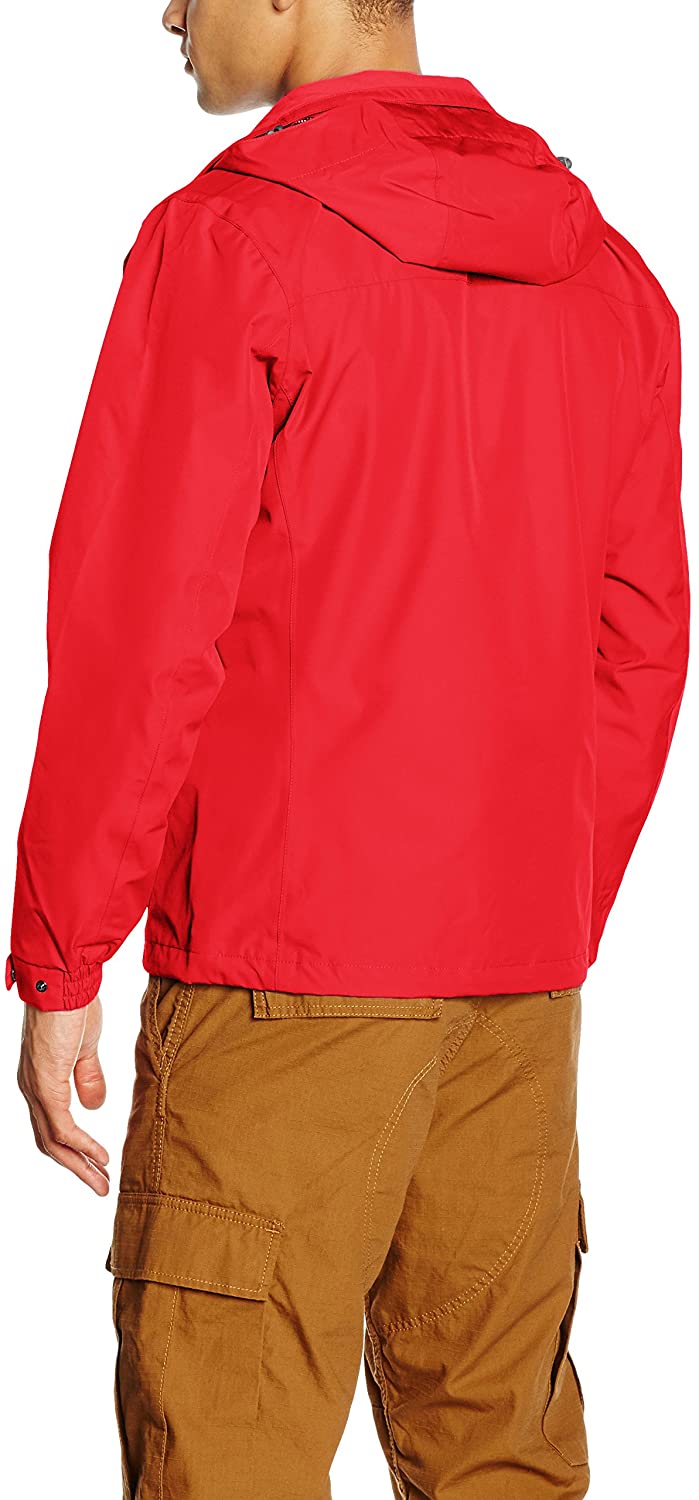 Helly Hansen Men's Dubliner Jacket Waterproof, Windproof, Breathable Shell Rain Coat with Packable Hood