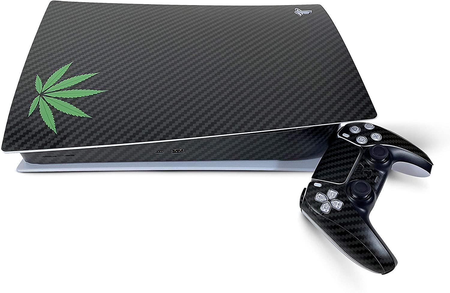 Skinlit PS5 Vinyl Skin Decal Cover for Playstation 5 Console + 2 Controllers - JOY2ESpree