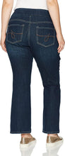 
                        
                          गैलरी व्यूवर में इमेज लोड करें, Jag Jeans Women's Plus Size Petite Paley Boot Pull on Jean in Surrel Denim
                        
                      