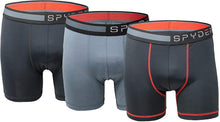 
                        
                          गैलरी व्यूवर में इमेज लोड करें, Spyder Mens Boxer Briefs Performance Sports Compression Shorts Athletic Mens Underwear - Mens Boxers Brief - 3 Pack for Men
                        
                      