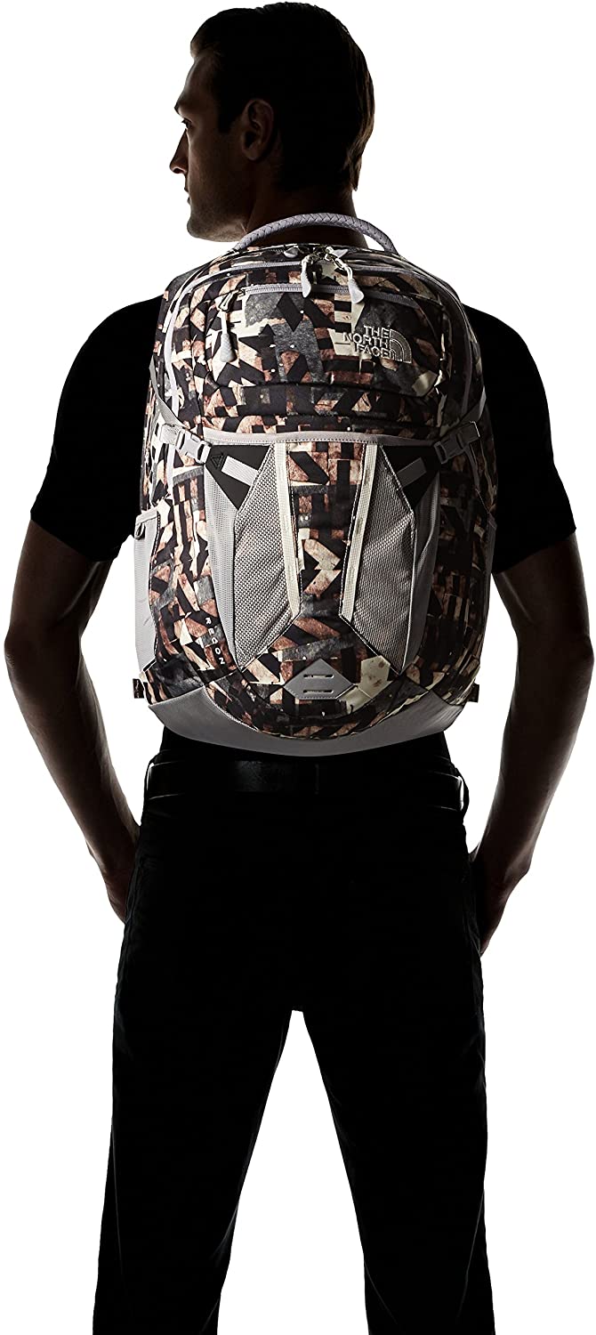 The North Face Women's Recon Backpack, TNF Black Heather/Silver Reflective, One Size
