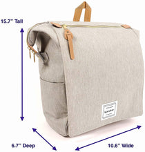 
                        
                          गैलरी व्यूवर में इमेज लोड करें, KJARAKÄR Backpack | Classic &amp; Premium Styles | Metal Zippers | Leather Accessories | Gym, Work, School, Diaper Bag
                        
                      