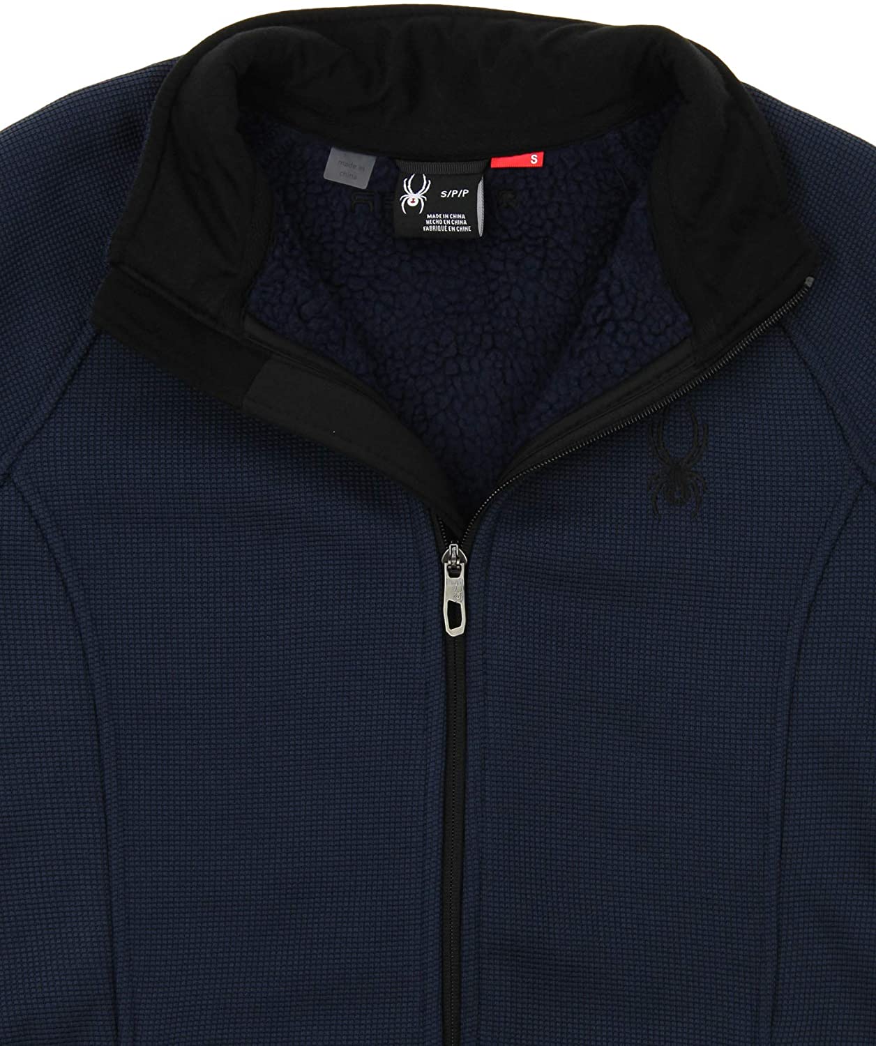 Spyder Men's Stellar Jacket Sherpa Lined Bonded Fleece