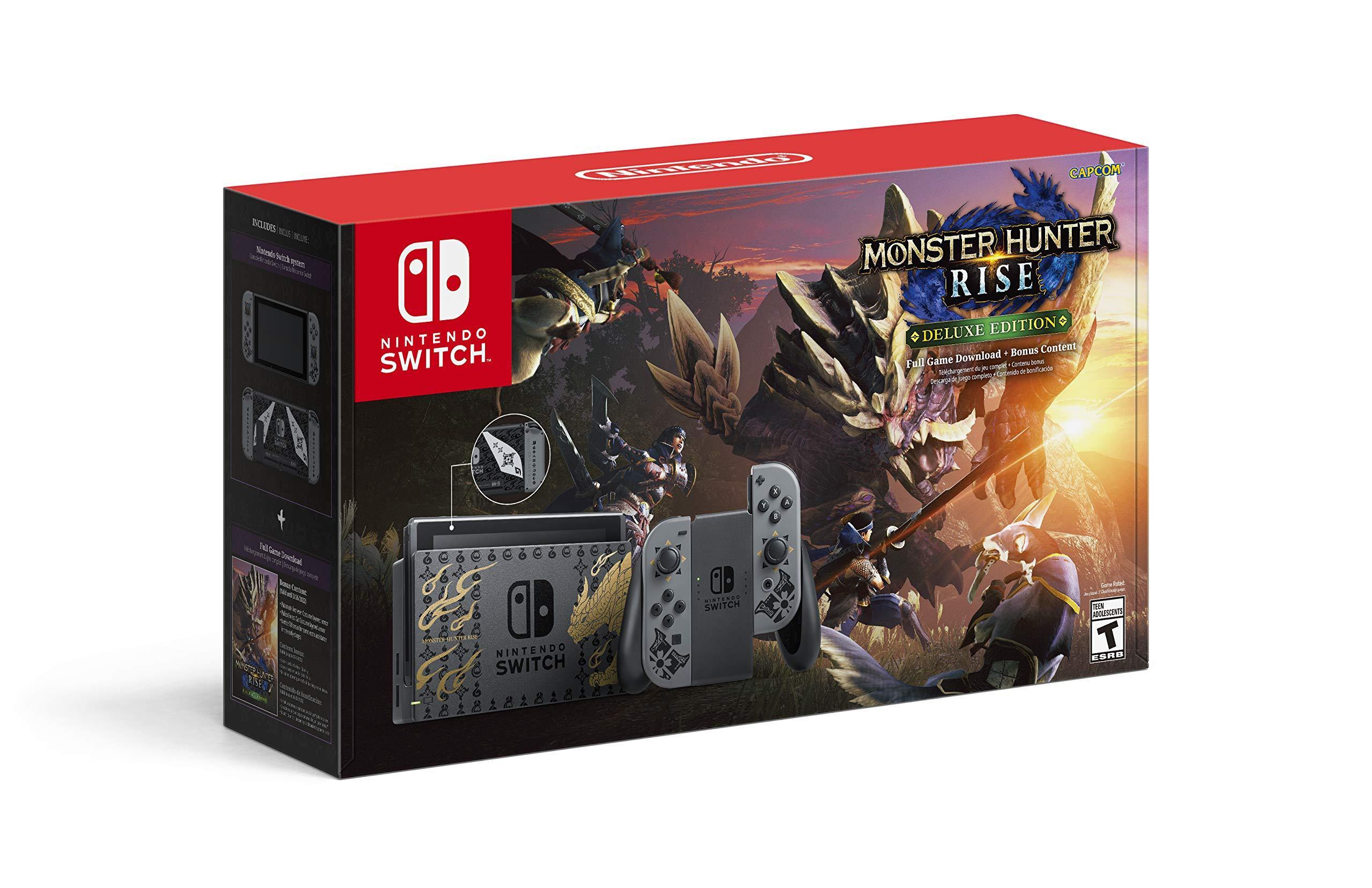 Nintendo Switch Monster Hunter Rise Deluxe Edition System - Switch - JOY2ESpree