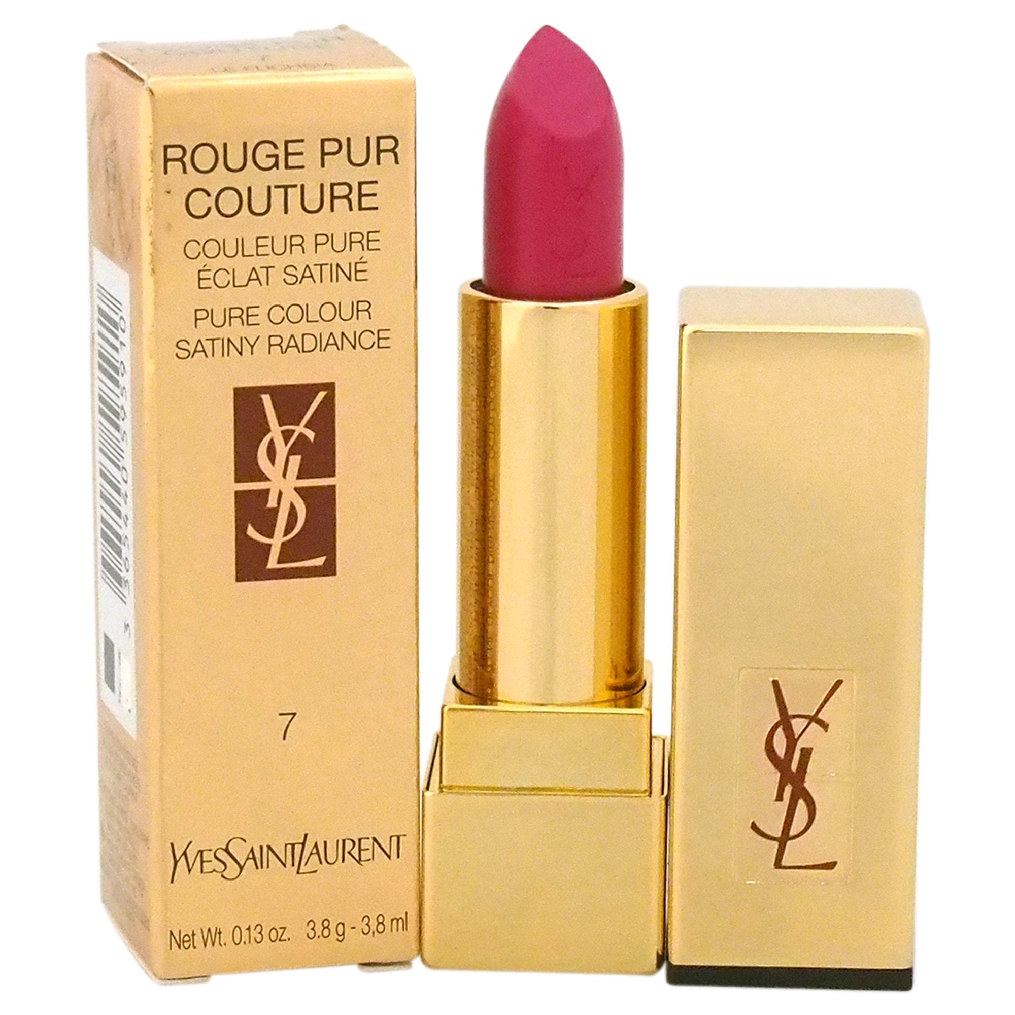 Yves Saint Laurent Rouge Pur Couture Pure Color Satiny Radiance Lipstick Le Fuchsia, 0.1 Ounce