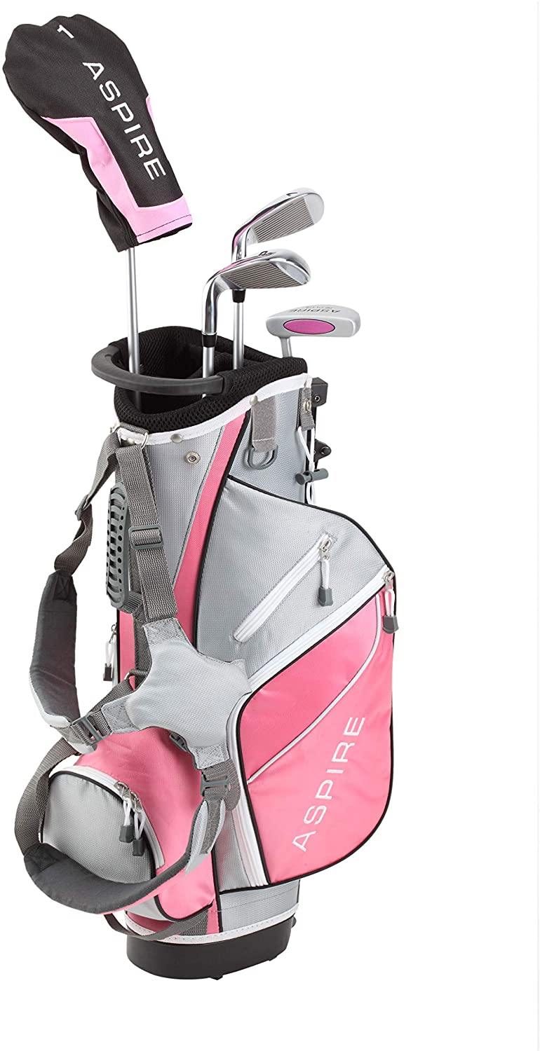 Aspire Junior Plus Complete Golf Club Set for Children, Kids - 5 Age Groups Boys and Girls - Right Hand - JOY2ESpree