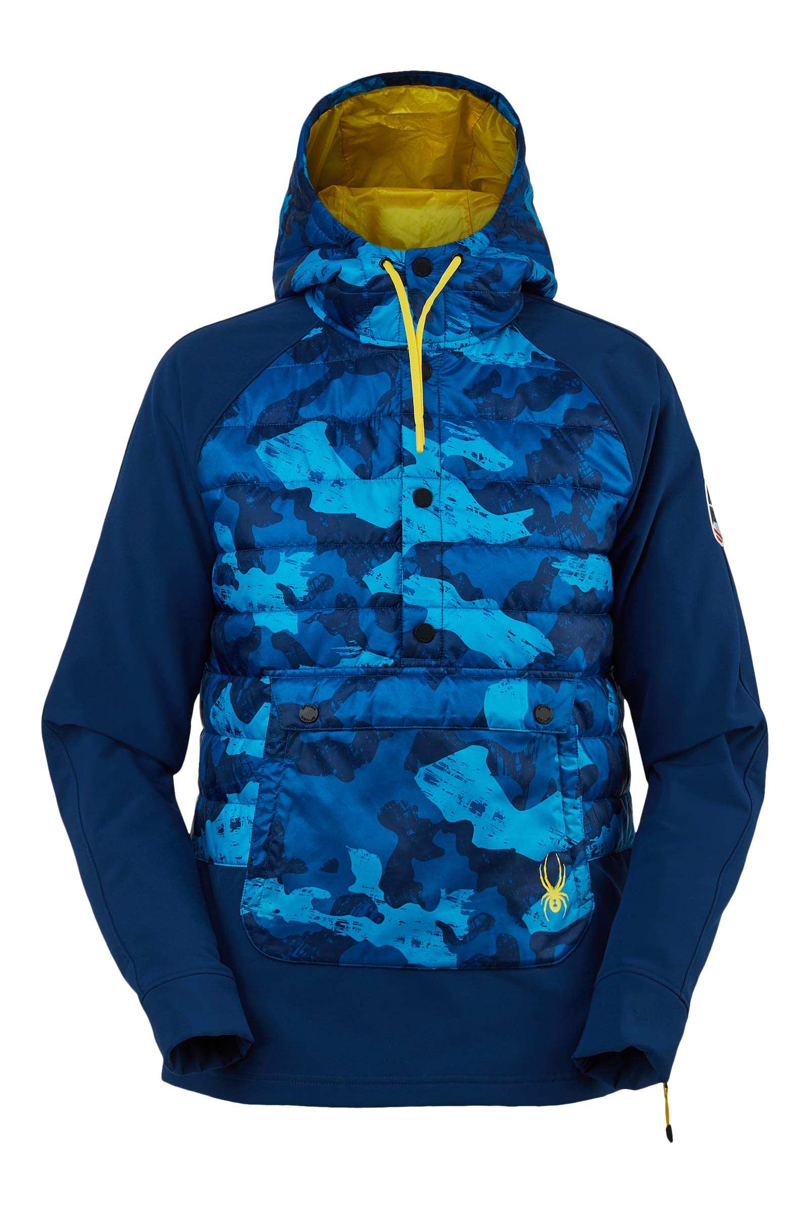 Spyder Active Sports Women's Glissade Hybrid Anorak U.S. Ski Team Jacket