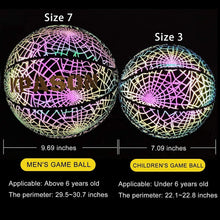 
                        
                          गैलरी व्यूवर में इमेज लोड करें, KPASON Basketball Holographic Glow in The Dark Basketball - JOY2ESpree
                        
                      