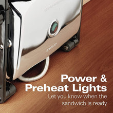 
                        
                          गैलरी व्यूवर में इमेज लोड करें, Hamilton Beach Panini Press, Sandwich Maker &amp; Electric Indoor Grill, Upright Storage, Nonstick Easy Clean Grids, Stainless Steel (25410) - JOY2ESpree
                        
                      