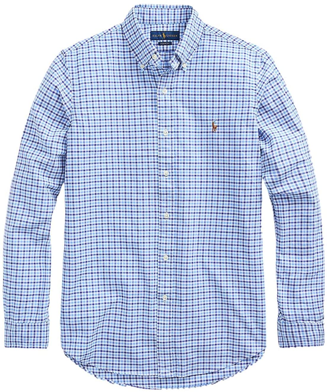 Ralph Lauren Mens Logo Button-Down Dress Shirt