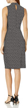 
                        
                          Muat gambar ke penampil Galeri, Amazon Brand - Lark &amp; Ro Women's Sleeveless Crossover Twist Neck Faux Wrap Dress
                        
                      
