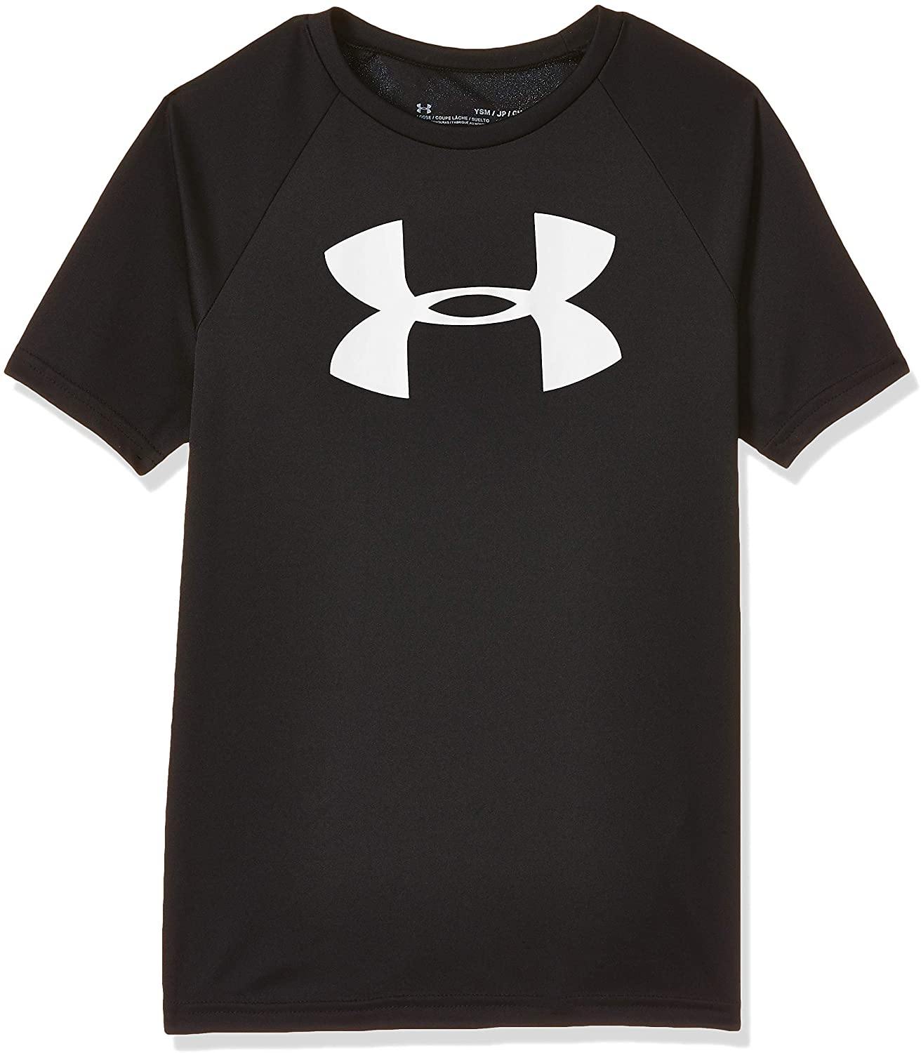 Under Armour Boys' Tech Big Logo Short Sleeve Gym T-Shirt