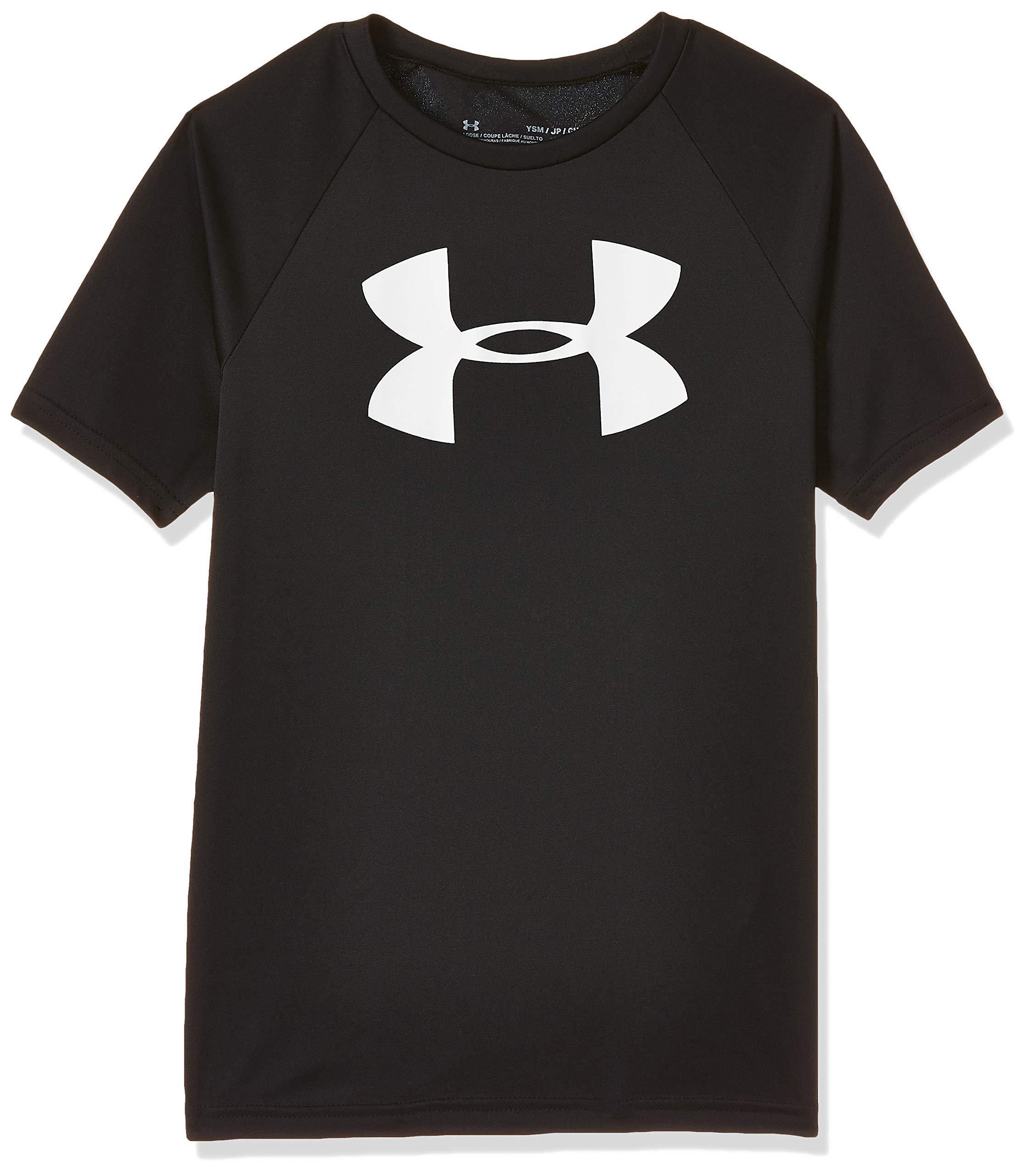 Under Armour Boys' Tech Big Logo Short Sleeve Gym T-Shirt