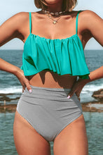 
                        
                          Muat gambar ke penampil Galeri, CUPSHE Women's High Waisted Falbala Bikini Set
                        
                      