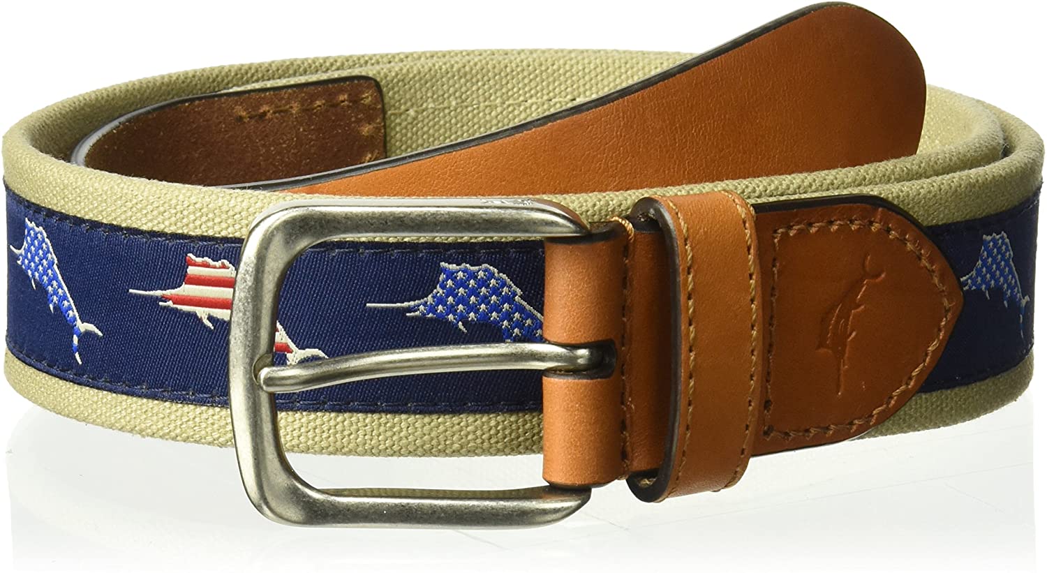 Tommy Bahama Men's Casual Canvas Web Belt