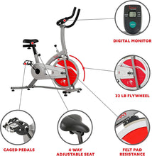 
                        
                          Cargar imagen en el visor de la galería, Sunny Health &amp; Fitness Indoor Cycling Exercise Stationary Bike with Digital Monitor - JOY2ESpree
                        
                      