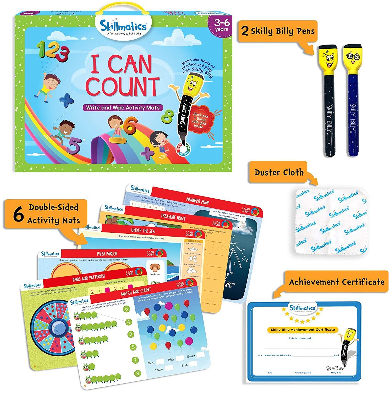 Skillmatics Educational Game: I Can Write (3-6 Years) - JOY2ESpree