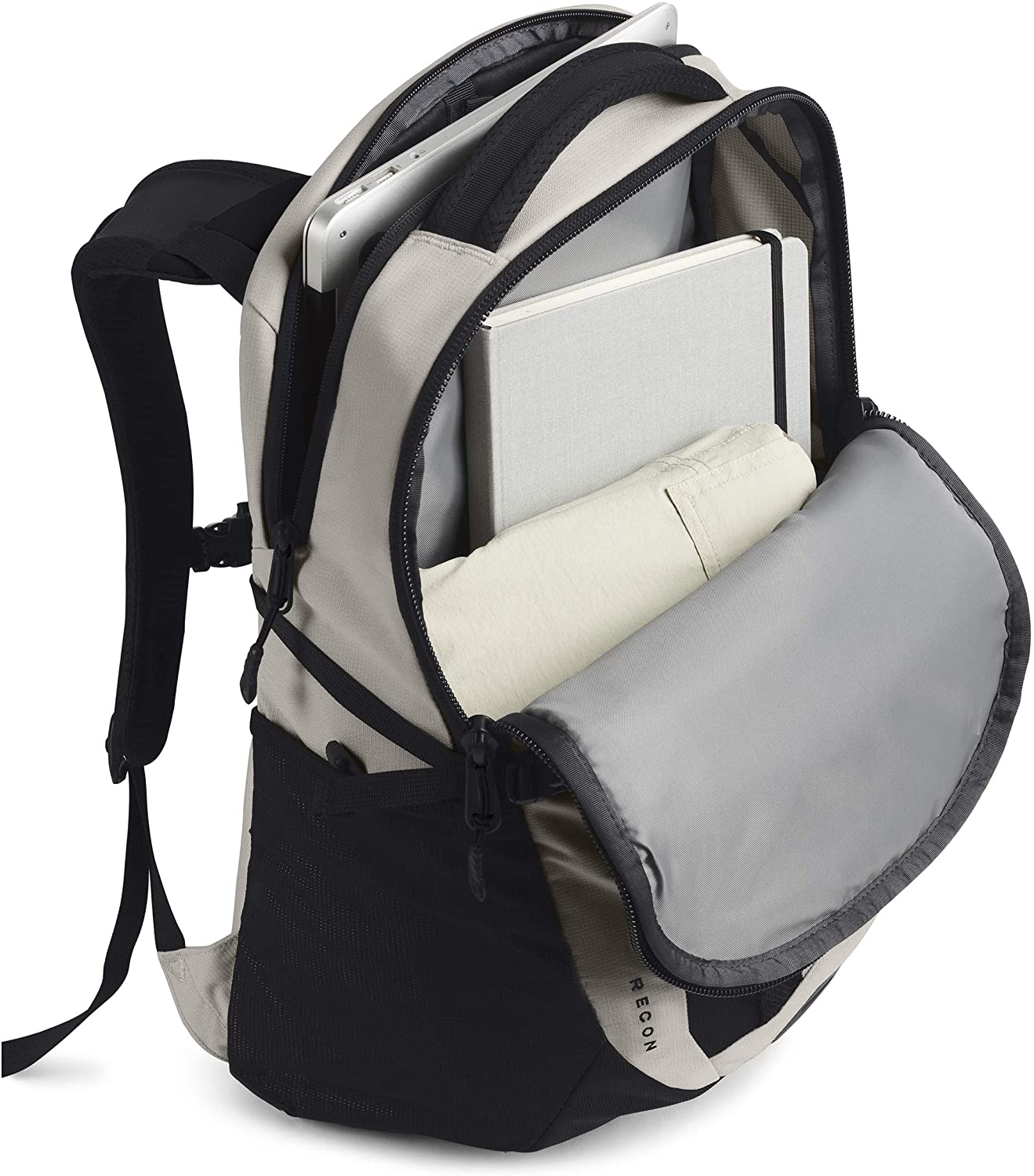 The North Face Women's Recon Backpack, TNF Black Heather/Silver Reflective, One Size