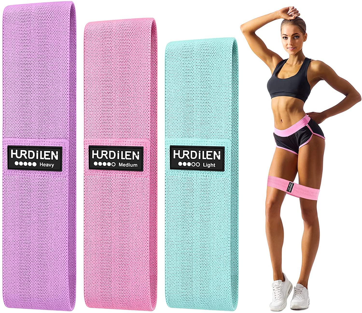Hurdilen Resistance Bands Loop Exercise Bands - JOY2ESpree