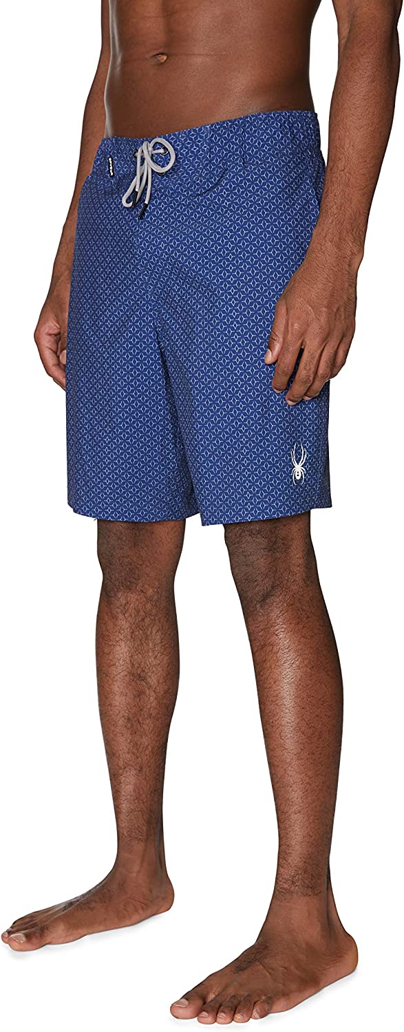 Spyder Men's 9" Geo Print Hybrid Board Short
