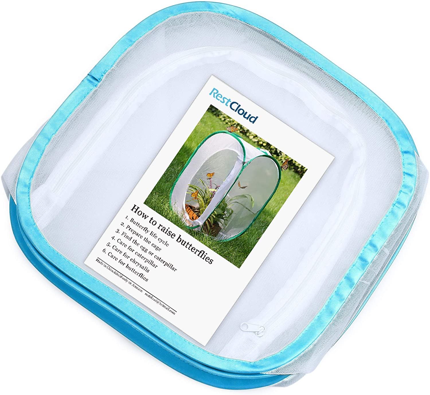 RESTCLOUD Insect and Butterfly Habitat Cage Terrarium Pop-up 23.6 Inches Tall - JOY2ESpree