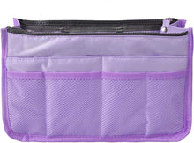 
                        
                          Muat gambar ke penampil Galeri, Vercord Updated Purse Handbag Organizer Insert Liner Bag in Bag 13 Pockets Purple Small
                        
                      