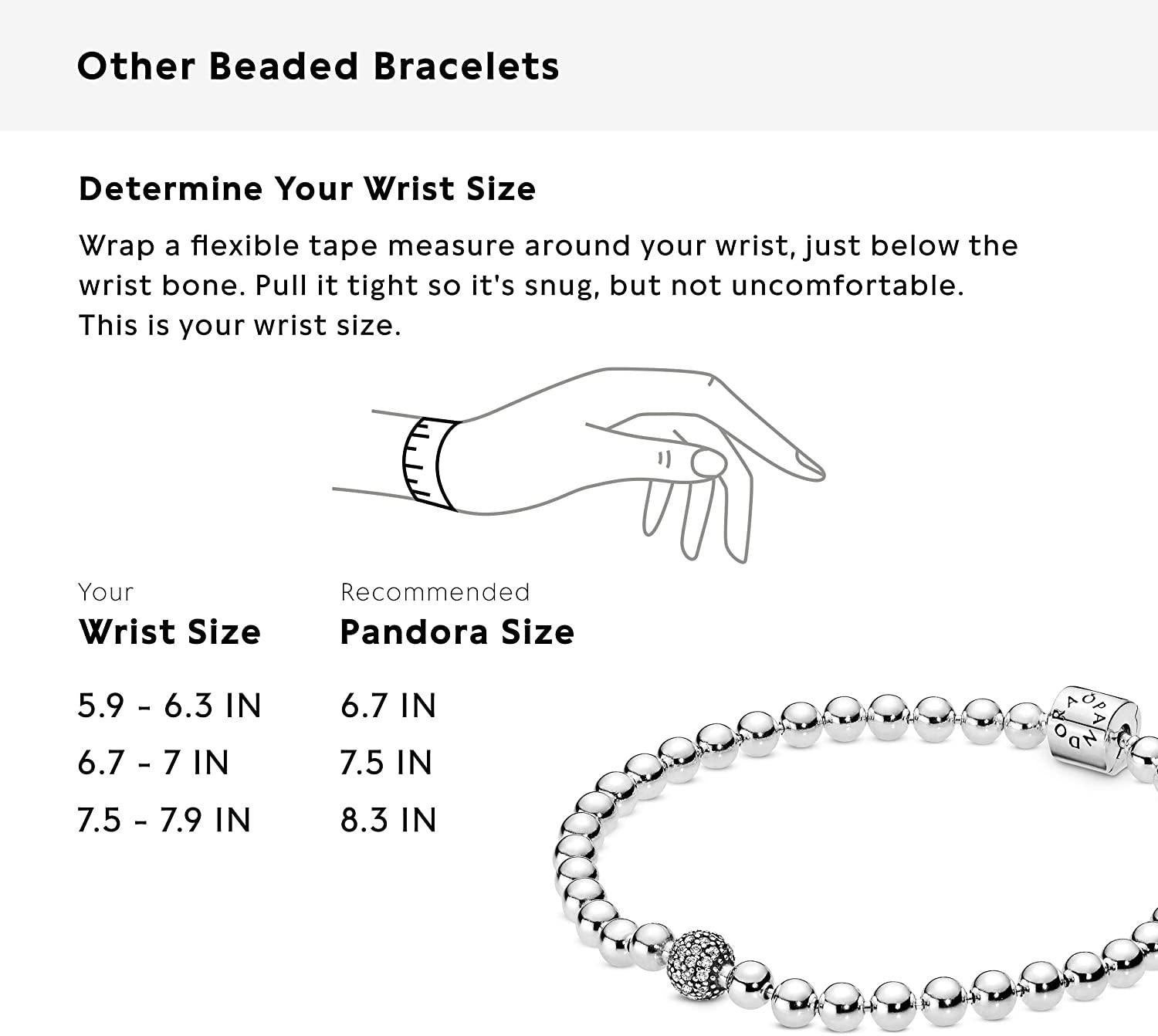 Pandora Jewelry Beads and Pave Cubic Zirconia Bracelet in Sterling Silver - JOY2ESpree