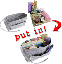 
                        
                          Muat gambar ke penampil Galeri, MISIXILE Felt Purse Organizer Insert Handbag Organizer,Tote Bag in Bag Organizer Fits Speedy Neverfull with Handles Keychain
                        
                      
