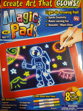 
                        
                          Cargar imagen en el visor de la galería, Ontel Bonus Magic Pad Deluxe Light Up LED Drawing Tablet with Extras
                        
                      