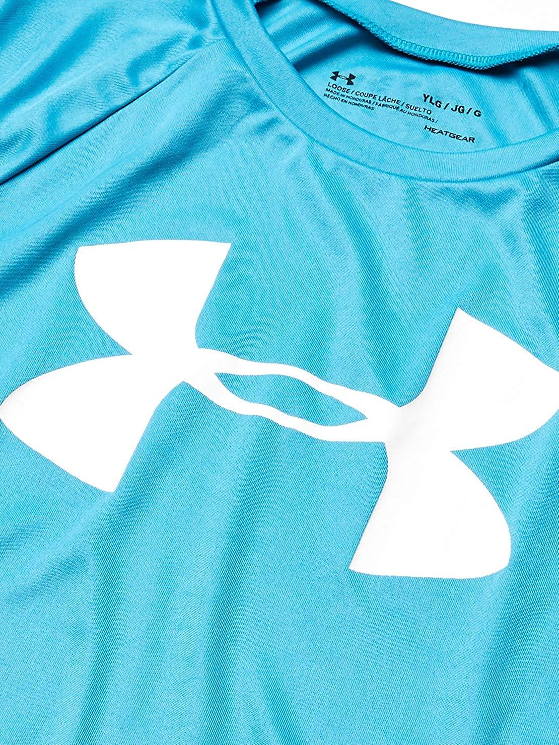 Under Armour Boys' Tech Big Logo Short Sleeve Gym T-Shirt