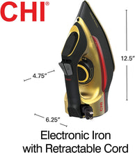 
                        
                          Muat gambar ke penampil Galeri, CHI Steam Iron for Clothes with Titanium Infused Ceramic Soleplate, 1700 Watts
                        
                      