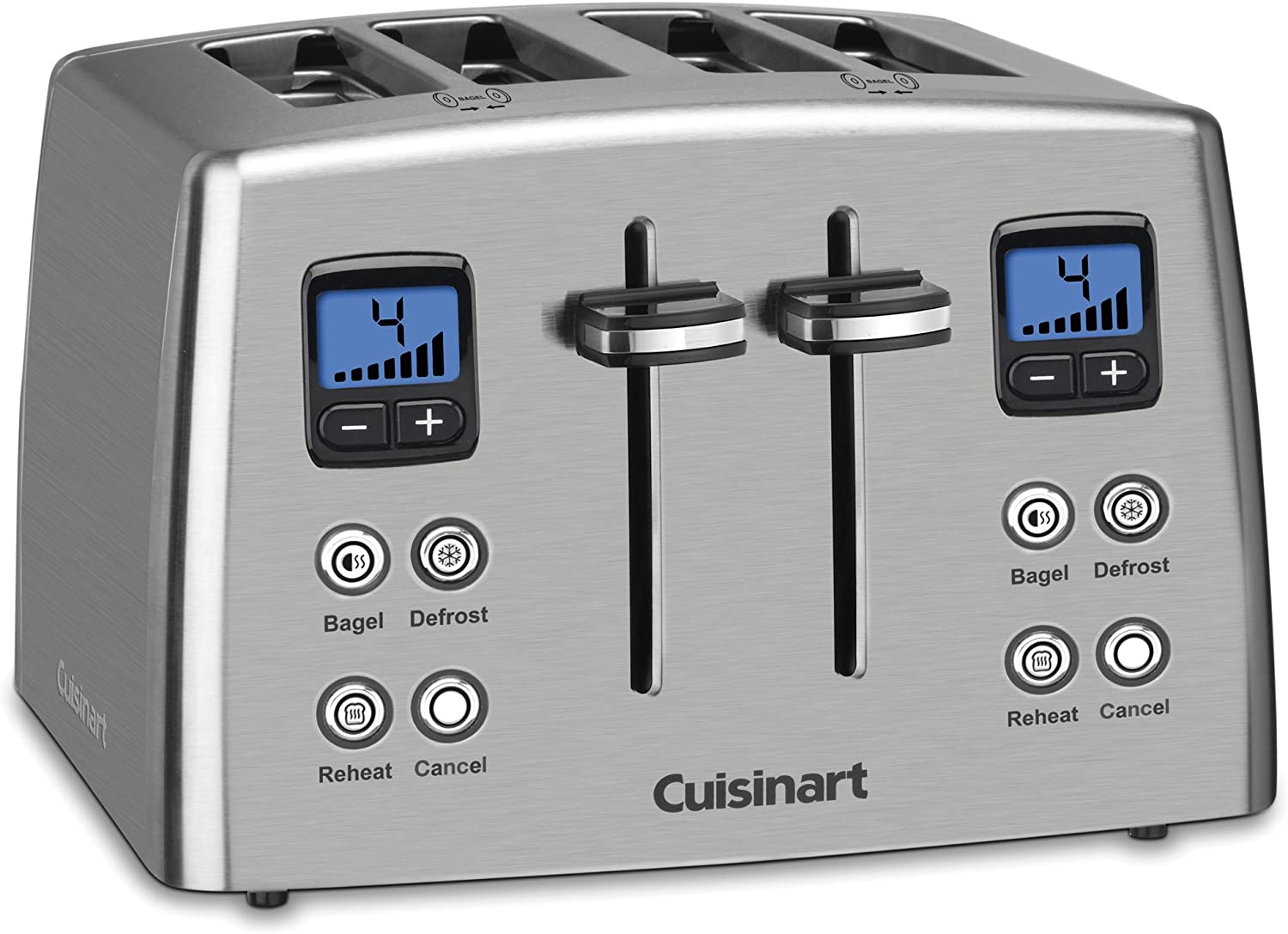 Cuisinart CPT-435 Countdown 4-Slice Stainless Steel Toaster - JOY2ESpree