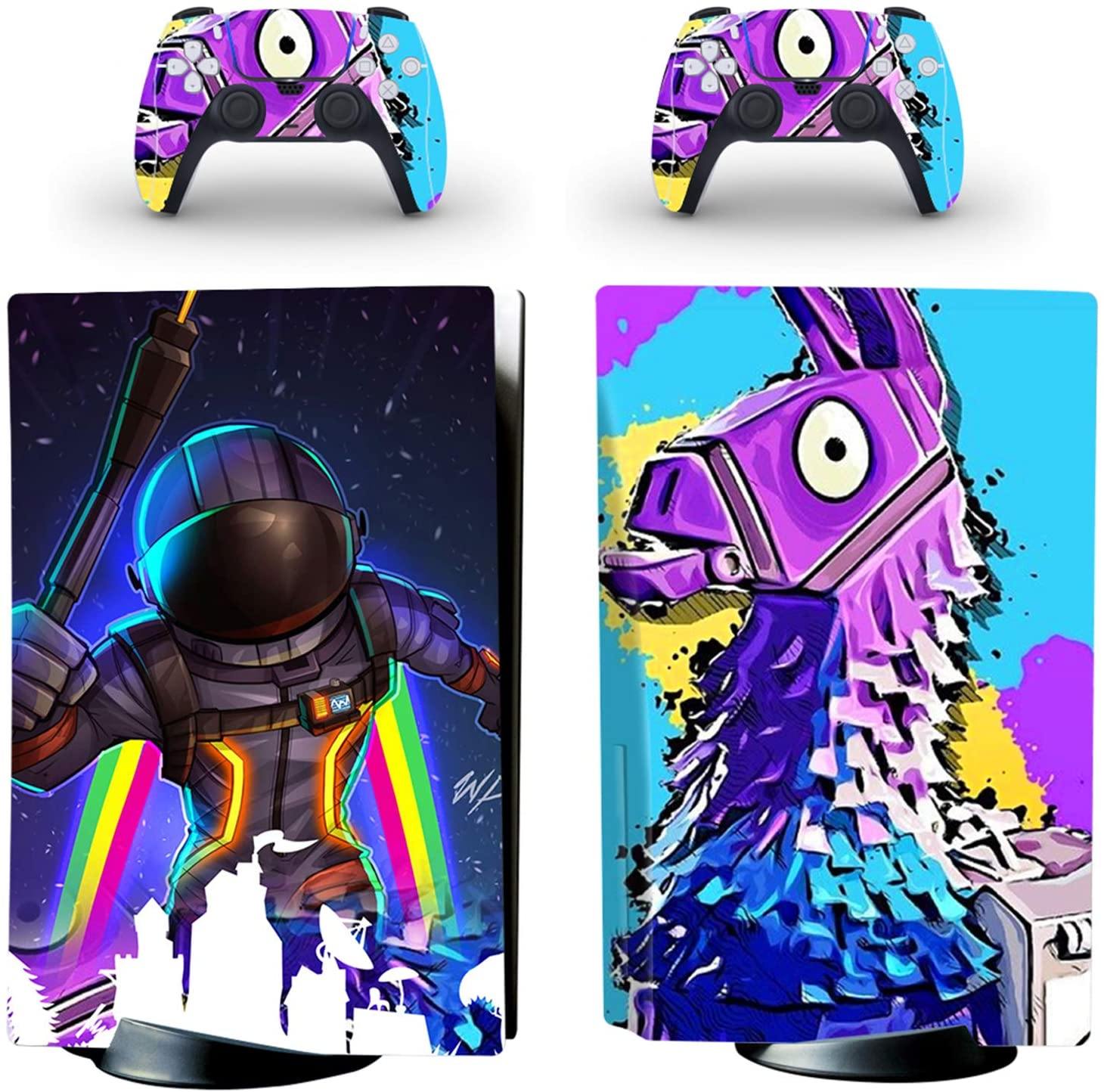 gotor Vinyl Sticker Pattern Decals Skin for PS5 Playstation 5 Console and 2 Controllers Skins (Playstation 5, Type-M) - JOY2ESpree
