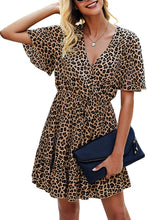 
                        
                          Cargar imagen en el visor de la galería, KIRUNDO 2021 Women’s Summer Short Sleeve Ruffle Floral Dress
                        
                      