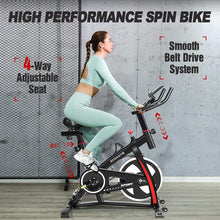 
                        
                          Cargar imagen en el visor de la galería, Indoor Cycling Bike Exercise Bike Stationary Bikes with Comfortable Seat Cushion &amp; LCD Monitor for Home Office Fitness Cardio Workout - JOY2ESpree
                        
                      