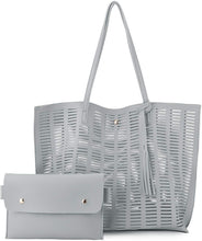 
                        
                          Cargar imagen en el visor de la galería, K.EYRE Women's Soft Faux Leather Tote Bag Purse Handbags Wallet Tote Shoulder Bag Purse Large Capacity
                        
                      