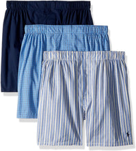 
                        
                          Cargar imagen en el visor de la galería, Polo Ralph Lauren Men's 3-Pack Classic Fit Packaged Woven Boxers
                        
                      