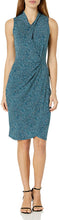 
                        
                          Muat gambar ke penampil Galeri, Amazon Brand - Lark &amp; Ro Women's Sleeveless Crossover Twist Neck Faux Wrap Dress
                        
                      