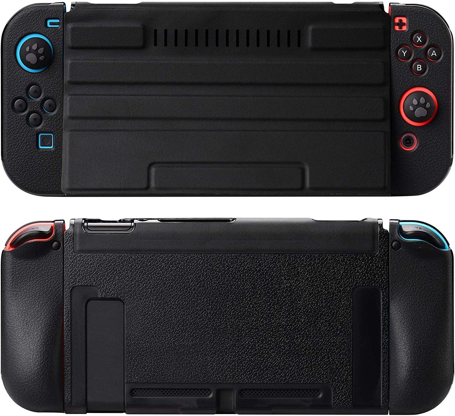 UYIYE Case for Switch - Protective Hard Case for Switch- Dockable TPU Shell Cover for Handheld Video Game Controller - Case Cover for Switch - JOY2ESpree