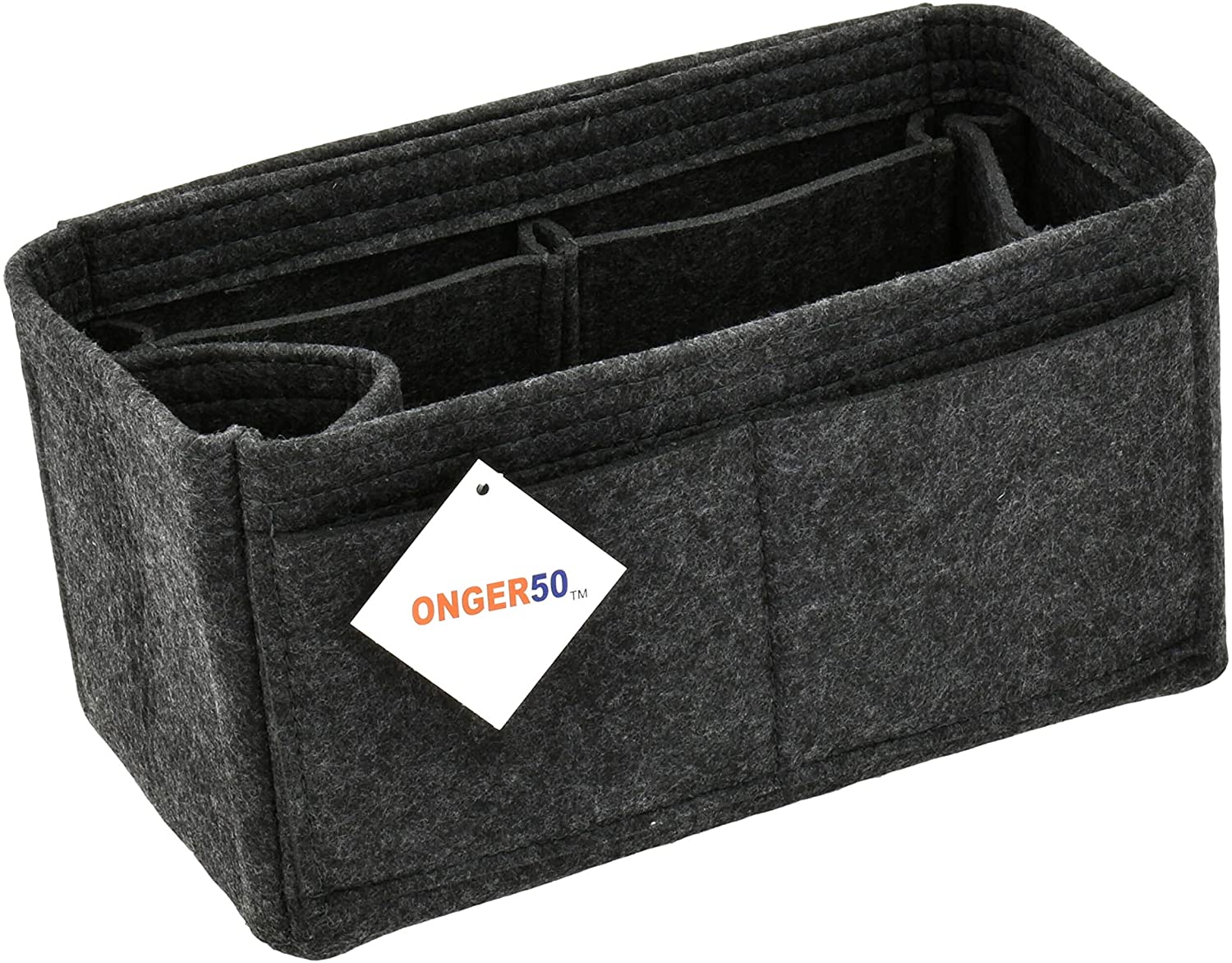 Felt Handbag Organizer Insert - Multi Pocket Bag and Tote Organizer Shaper Liner Insert