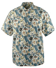 
                        
                          画像をギャラリービューアに読み込む, Tommy Bahama Stack The Deck Silk Camp Shirt (Color: Pagoda, Size XXL)
                        
                      